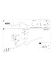 Eglo Black Aieta Brushed Brass Minimalist Ceiling Light - Image 6 of 6