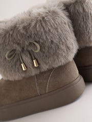 Grey Water Repellent Suede Boots - Image 5 of 5