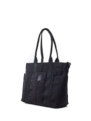 Moda in Pelle ALEXIA BAG NYLON TOTE BAG WITH POCKET DETAIL - Image 1 of 4