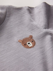 Grey Short Sleeve Appliqué T-Shirt (3mths-7yrs) - Image 4 of 4