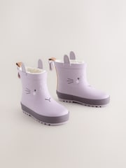 Mauve Purple Bunny Chelsea Wellies - Image 1 of 5