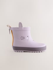 Mauve Purple Bunny Chelsea Wellies - Image 2 of 5