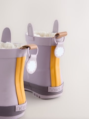 Mauve Purple Bunny Chelsea Wellies - Image 3 of 5