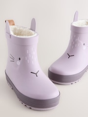 Mauve Purple Bunny Chelsea Wellies - Image 5 of 5
