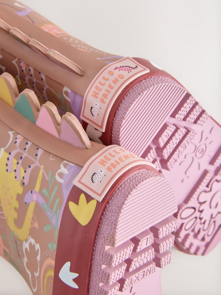 Neutral Dino Handle Wellies - Image 7 of 7