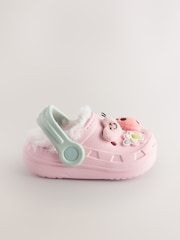 Multi Faux Fur Lined Clog Slippers - Image 3 of 8