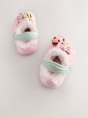 Multi Faux Fur Lined Clog Slippers - Image 8 of 8