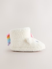 White Unicorn Slipper Boots - Image 2 of 5