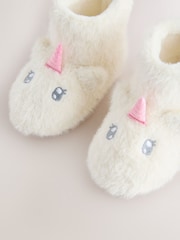 White Unicorn Slipper Boots - Image 3 of 5