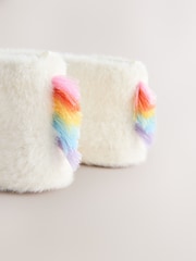 White Unicorn Slipper Boots - Image 4 of 5