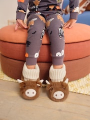 Brown Hamish - Pantuflas estilo botas - Imagen 1 de 8