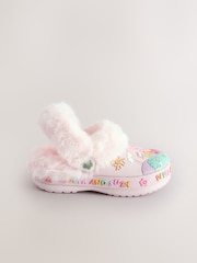 Pink Peppa Pig Cosy Lined Slipper Clogs - Image 2 of 7