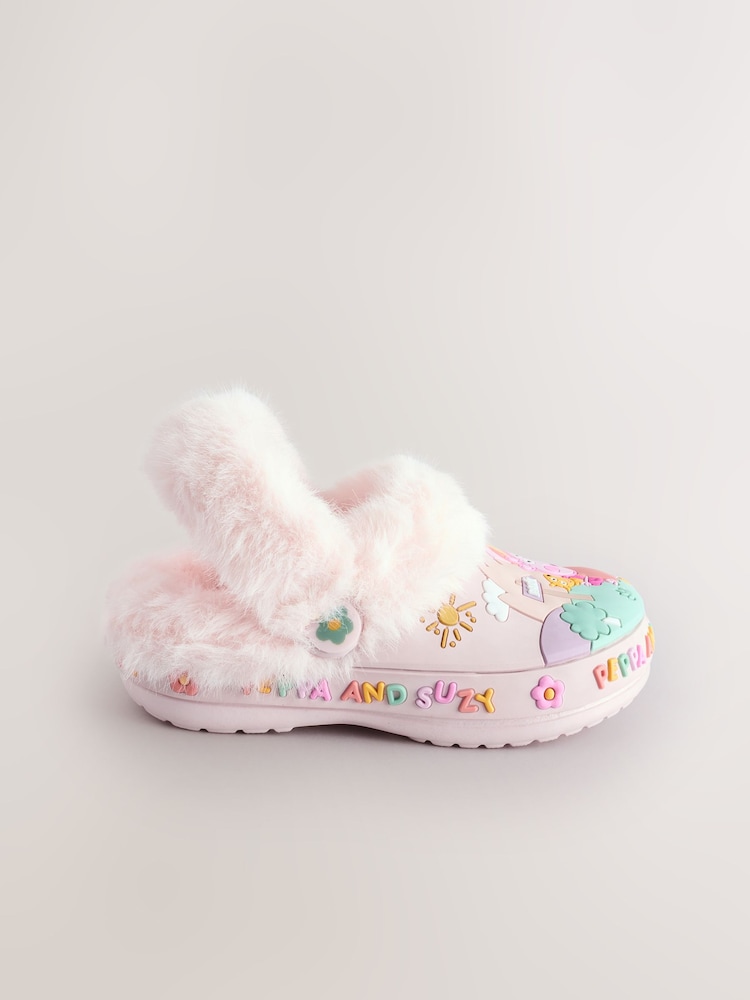 Pink Peppa Pig Cosy Lined Slipper Clogs - Image 2 of 7