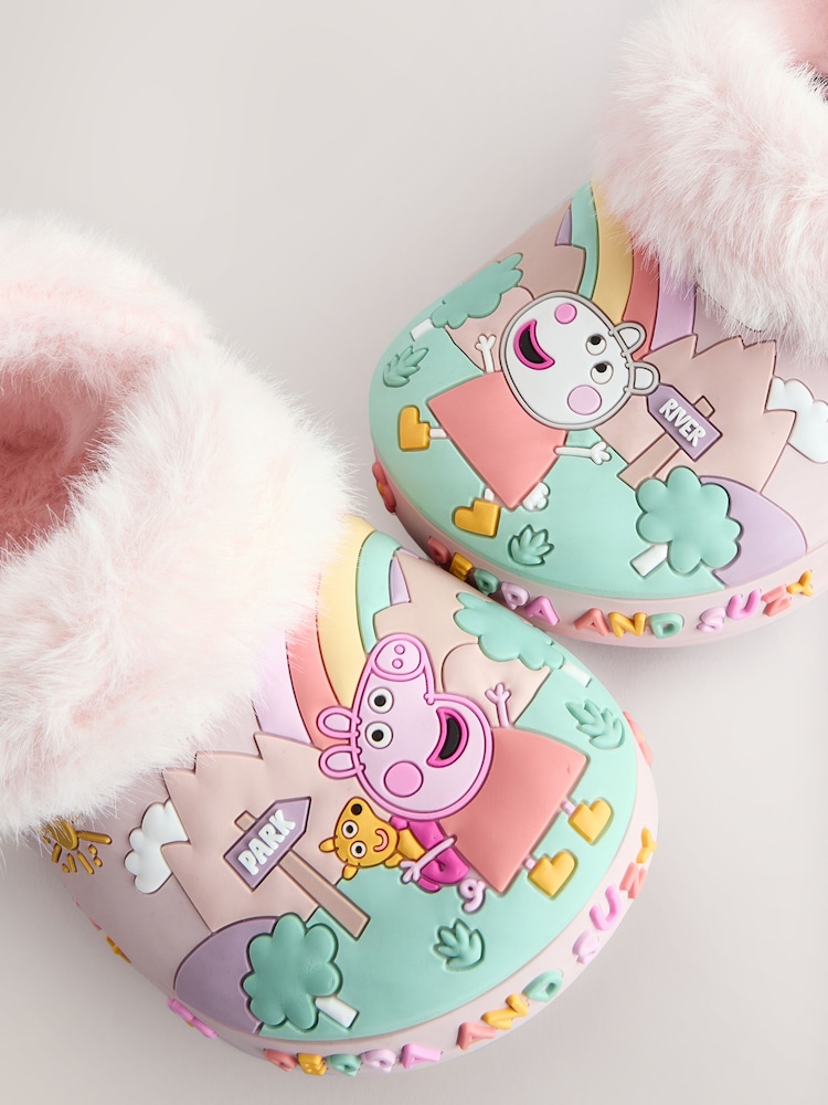 Pink Peppa Pig Cosy Lined Slipper Clogs - Image 7 of 7