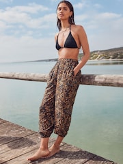 Estampado de leopardo - Pantalones de harén - Imagen 2 de 8