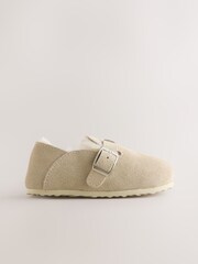 Tan Brown Leather Clog Shoes - Image 2 of 6