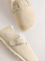 Tan Brown Leather Clog Shoes - Image 4 of 6