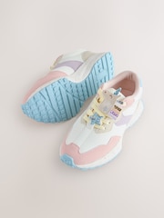 Pink Pastel Unicorn Lace-Up Chunky Trainers - Image 5 of 7