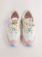 Pink Pastel Unicorn Lace-Up Chunky Trainers - Image 7 of 7