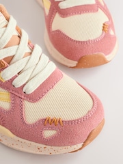 Muted Colourblock Lace-Up Trainers - Image 7 of 8