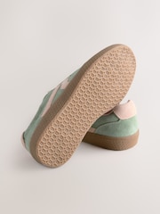 Green/Pink Lace-Up Lifestyle Trainers - Image 9 of 9