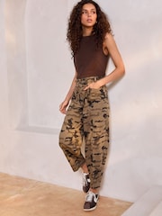 Khaki Camo Cargo Trousers - Image 1 of 5