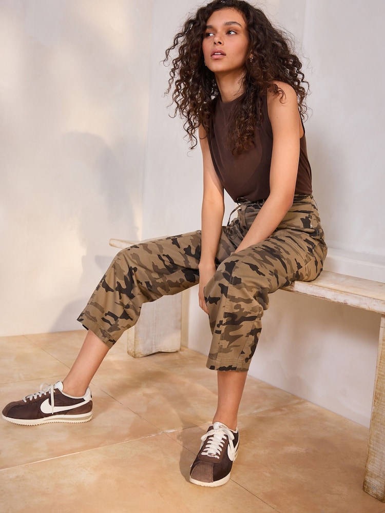 Khaki Camo Cargo Trousers - Image 3 of 5