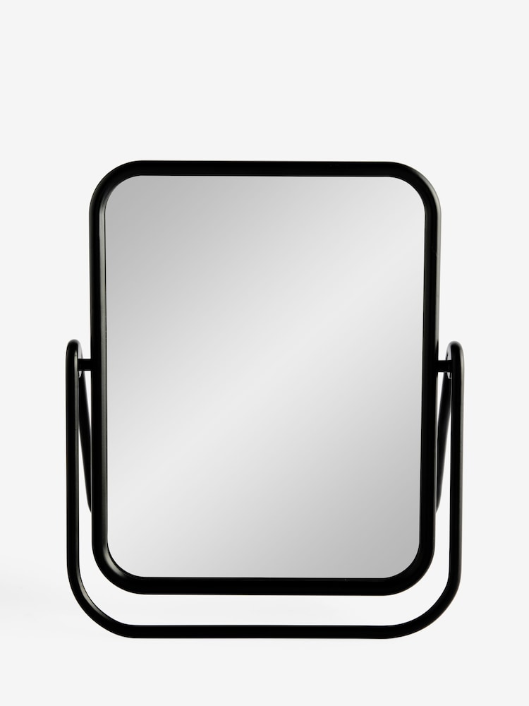 Black Rectangular Dressing Table Vanity Mirror - Image 1 of 2