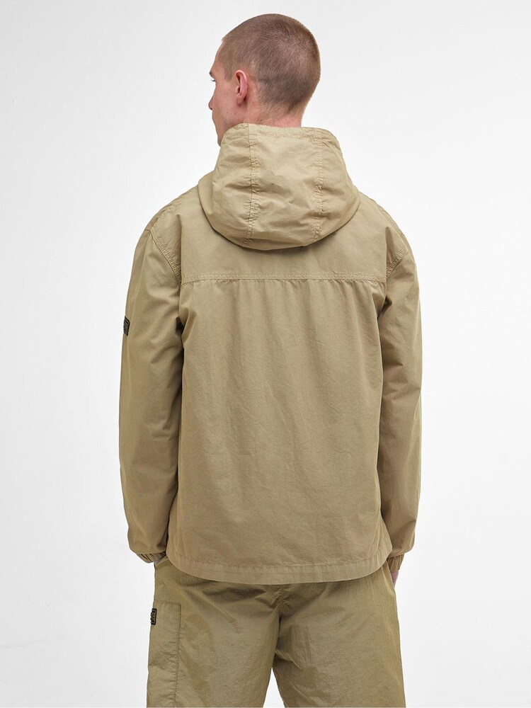 Barbour® International Buckley Garment Dyed Brown 100% Cotton Overshirt - Image 2 of 5
