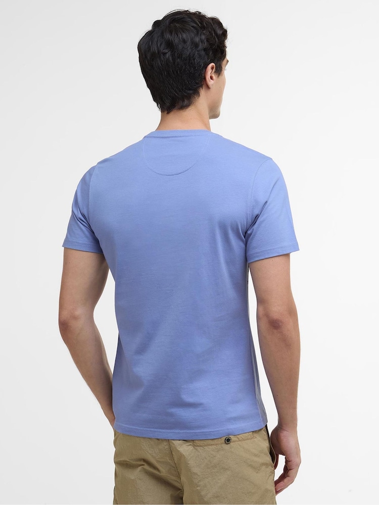 Barbour® International Blue Chest Logo 100% Cotton T-Shirt - Image 2 of 5