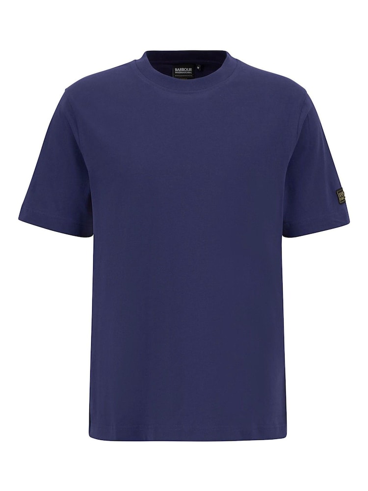 Barbour® International Blue Outline T-Shirt - Image 4 of 4 Barbour® International Blue Outline T-Shirt - Image 4 of 4