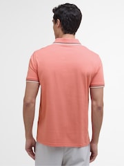 Barbour® International Blue Ethan 100% Cotton Polo Shirt - Image 2 of 5