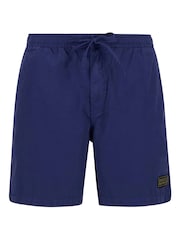 Barbour® International Blue Buckley Garment Dyed 100% Cotton Shorts - Image 4 of 4