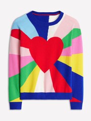 Boden Red Lydia Cashmere Jumper - Image 8 of 9