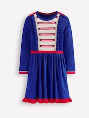 Boden Blue Nutcracker Knitted Dress - Image 1 of 3