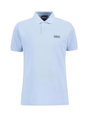 Barbour® International Blue Essential 100% Cotton Polo Shirt - Image 5 of 5