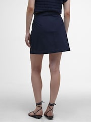 Barbour® Blue Mini Cary 100% Cotton Skirt - Image 2 of 5