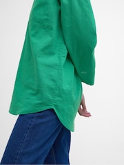 Barbour® Green Cecile Tunic Shirt - Image 4 of 5