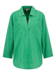 Barbour® Green Cecile Tunic Shirt - Image 5 of 5