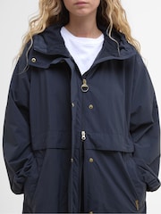 Barbour® Blue Naboo Showerproof Jacket - Image 4 of 5