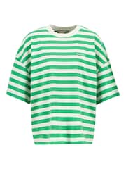 Barbour® Green Oversized Abby Stripe Top - Image 5 of 5