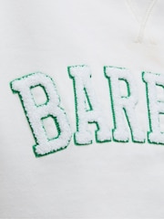Barbour® Natural Silverdale Varsity 100% Cotton Sweatshirt - Image 5 of 5