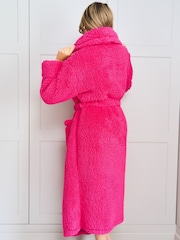 Jim Jam the Label Pink Plush Dressing Robe - Image 2 of 11