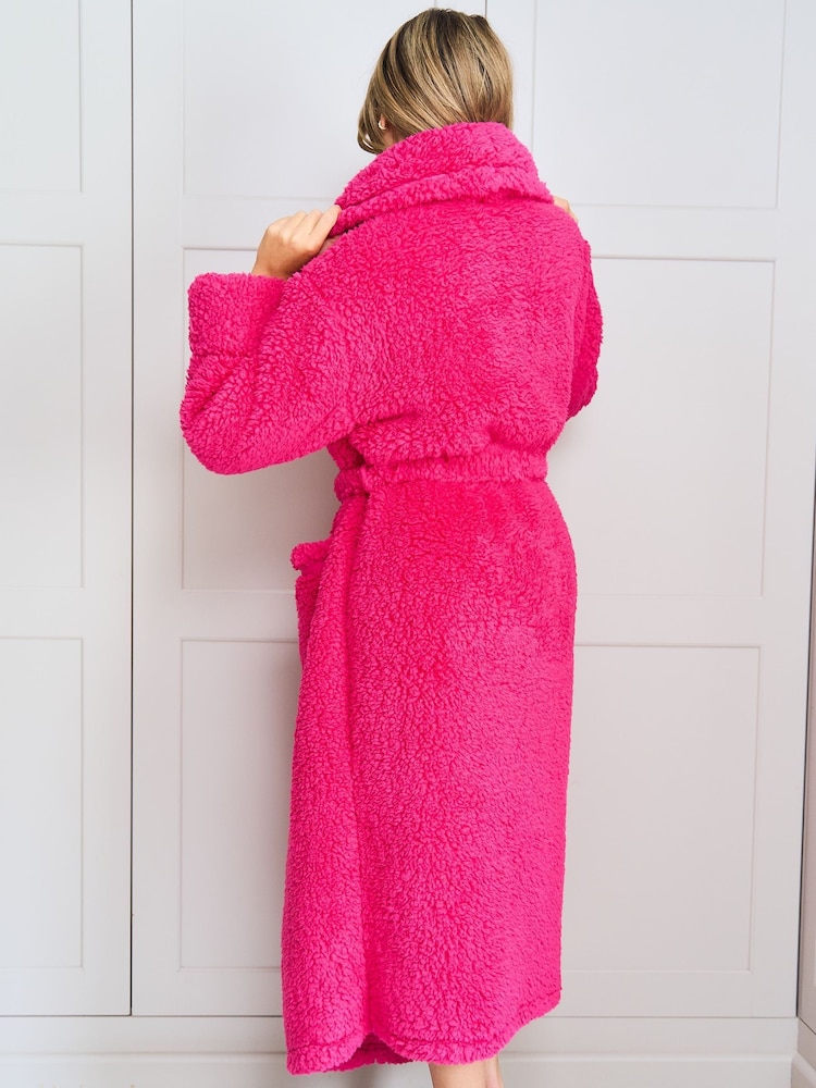 Jim Jam the Label Pink Plush Dressing Robe - Image 2 of 11