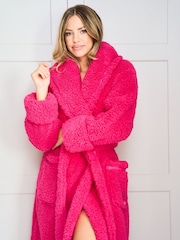 Jim Jam the Label Pink Plush Dressing Robe - Image 3 of 11