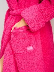 Jim Jam the Label Pink Plush Dressing Robe - Image 7 of 11