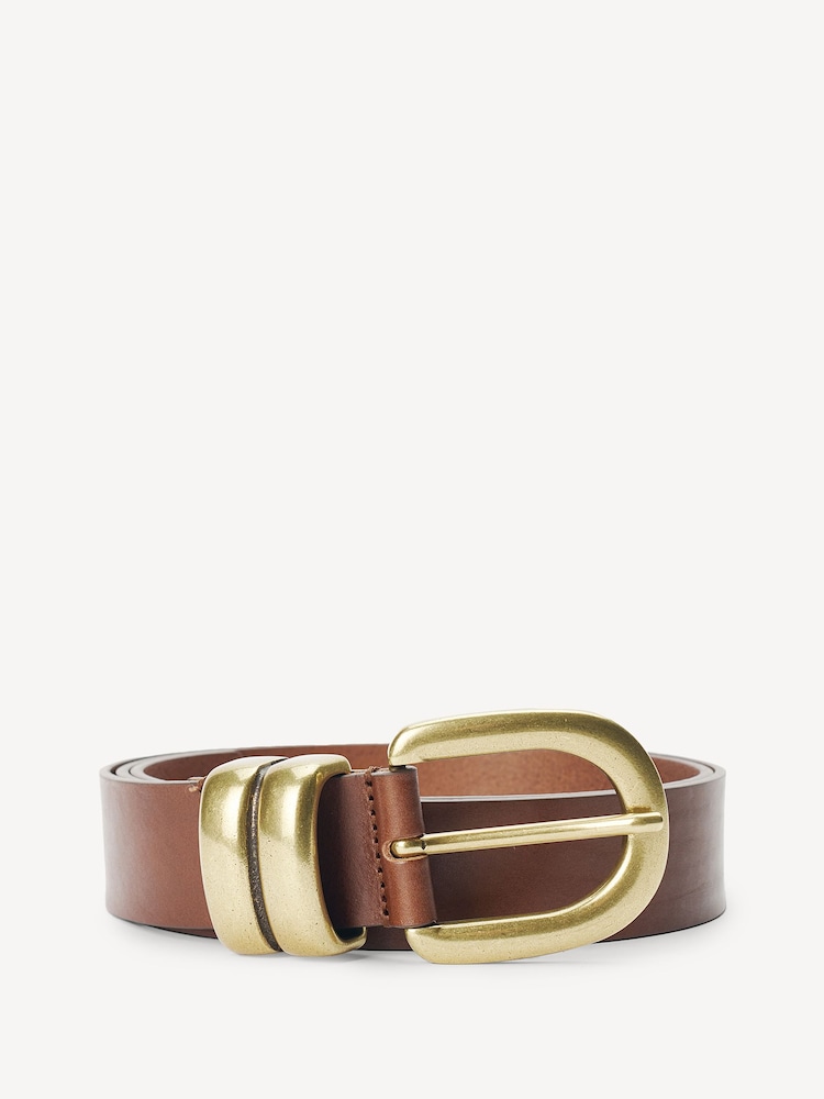 By Malene Birger Brown Zoira Leather Belt - Image 1 of 2