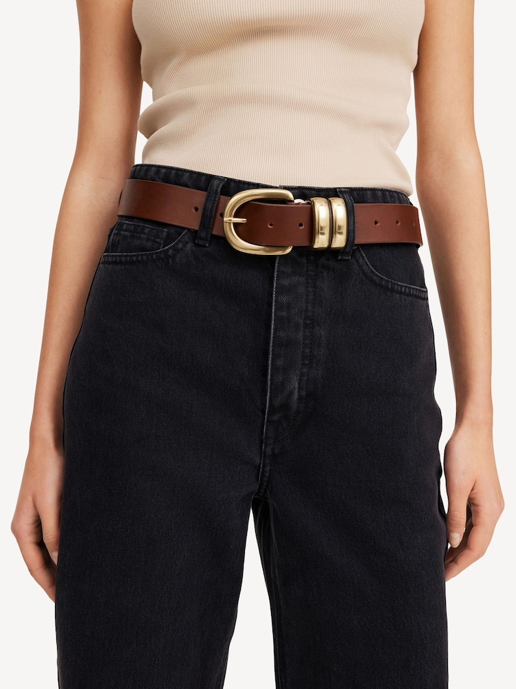 By Malene Birger Brown Zoira Leather Belt - Image 2 of 2
