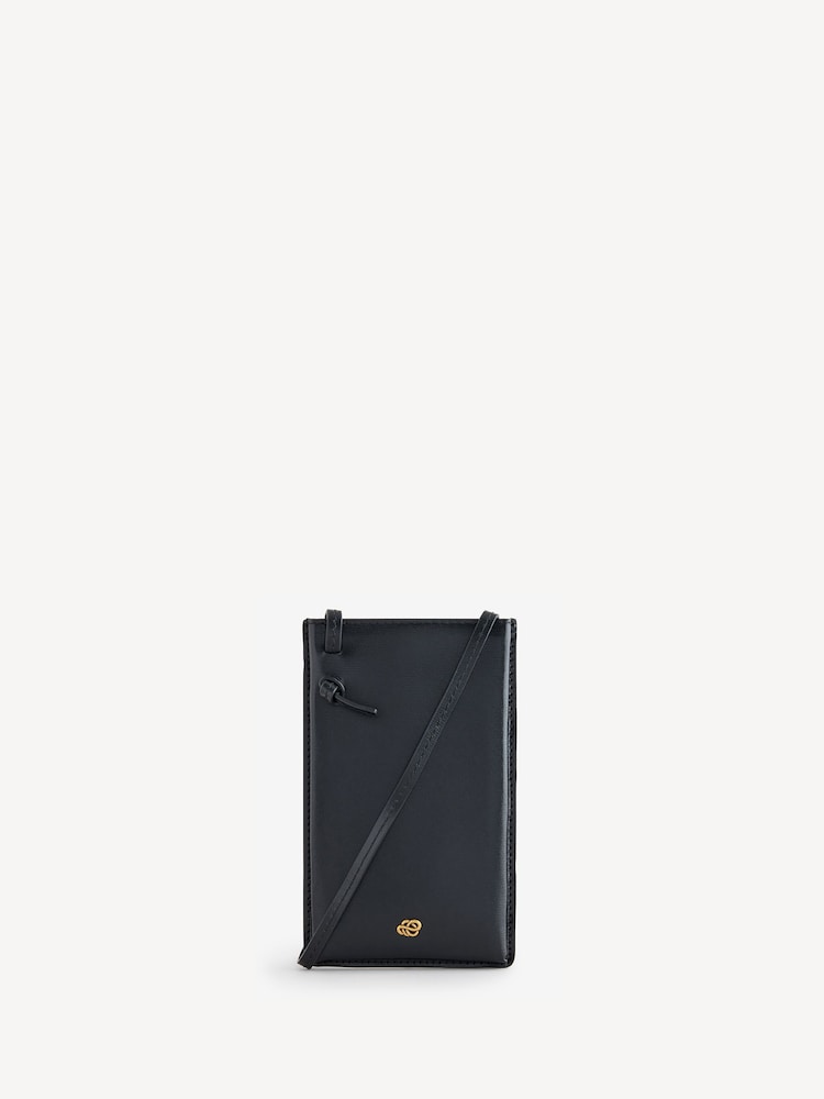 By Malene Birger Black Aya Phone Pouch - Image 1 of 6