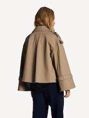 By Malene Birger Brown Alisandra Crop Trench Coat - Image 2 of 6